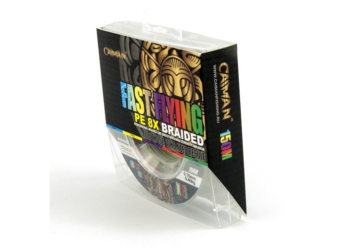 Шнур Caiman Fast flying 8PE 0,10 мм 150 м Multicolor 225510