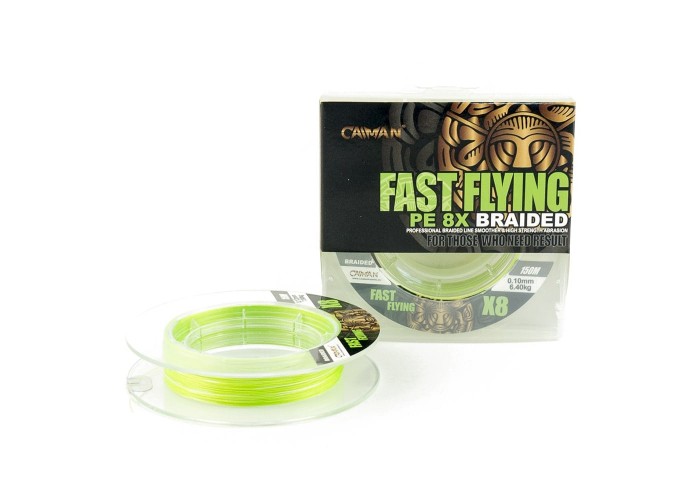 Шнур Caiman Fast flying 8PE 0,10 мм 150 м Green 215501