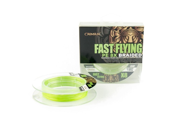 Шнур Caiman Fast flying 8PE 0,12 мм 150 м Green 215502