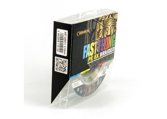 Шнур Caiman Fast flying 8PE 0,12 мм 150 м Multicolor 225511