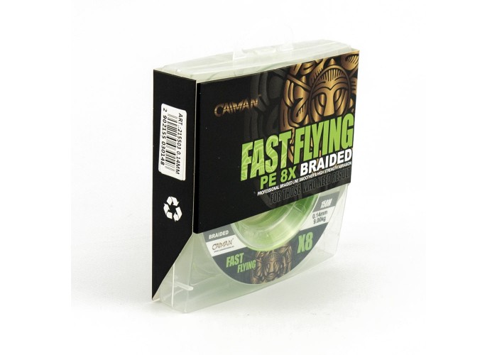 Шнур Caiman Fast flying 8PE 0,14 мм 150 м Green 215503