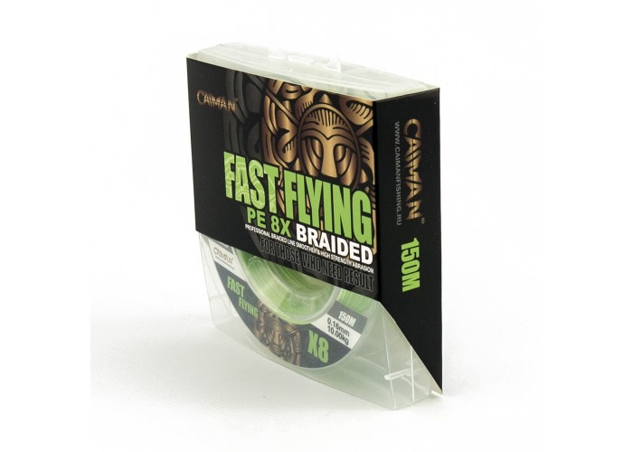 Шнур Caiman Fast flying 8PE 0,16 мм 150 м Green 215504