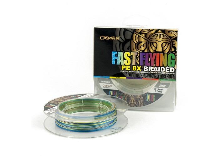 Шнур Caiman Fast flying 8PE 0,14 мм 150 м Multicolor 225512