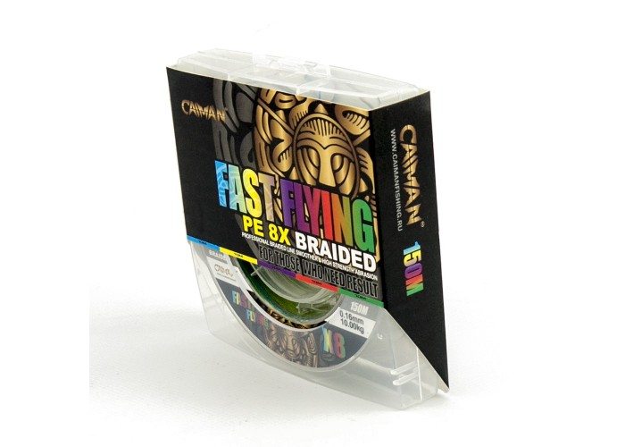 Шнур Caiman Fast flying 8PE 0,16 мм 150 м Multicolor 225513
