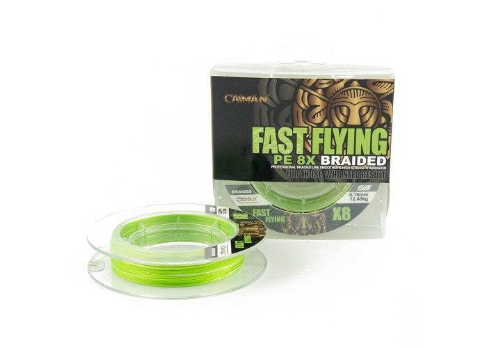 Шнур Caiman Fast flying 8PE 0,18 мм 150 м Green 215505