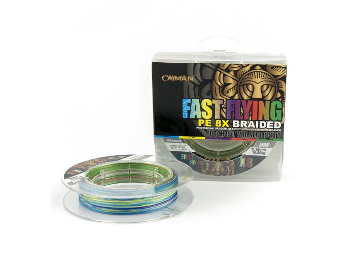 Шнур Caiman Fast flying 8PE 0,16 мм 150 м Multicolor 225513