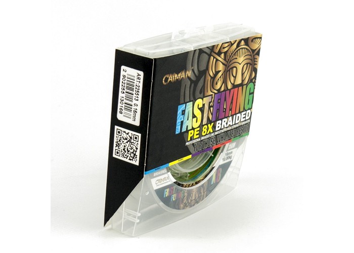 Шнур Caiman Fast flying 8PE 0,16 мм 150 м Multicolor 225513