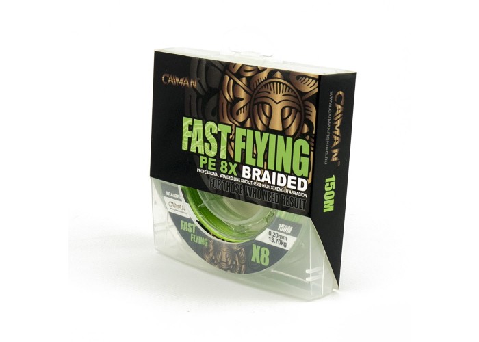Шнур Caiman Fast flying 8PE 0,20 мм 150 м Green 215506