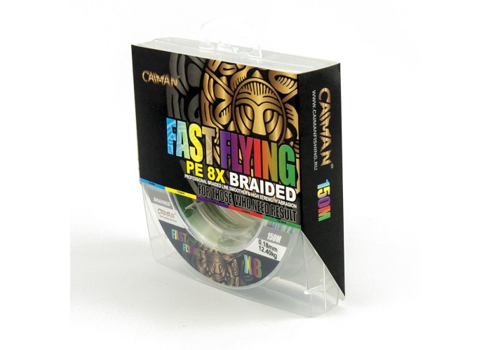 Шнур Caiman Fast flying 8PE 0,18 мм 150 м Multicolor 225514