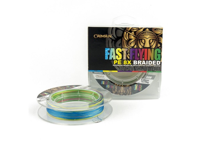 Шнур Caiman Fast flying 8PE 0,20 мм 150 м Multicolor 225515