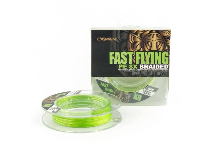 Шнур Caiman Fast flying 8PE 0,23 мм150 м Green 215507