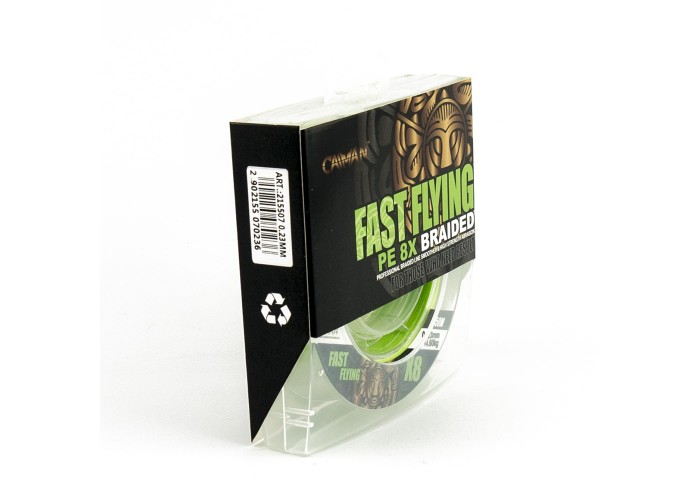 Шнур Caiman Fast flying 8PE 0,23 мм150 м Green 215507