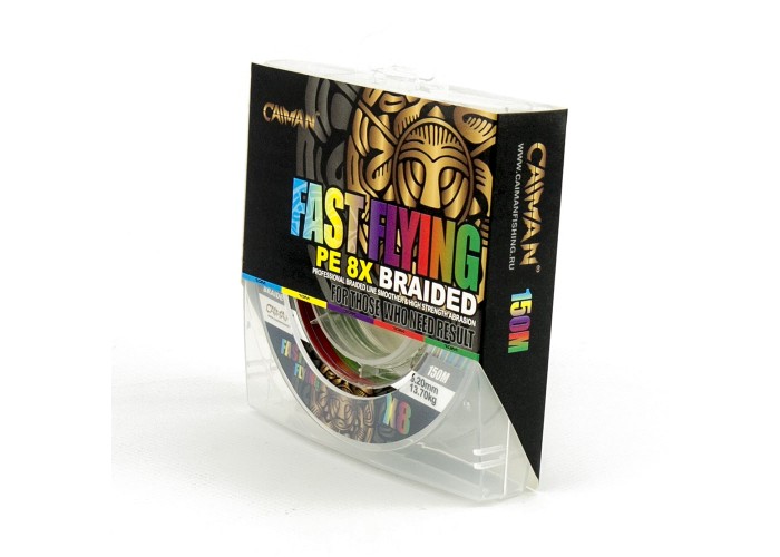 Шнур Caiman Fast flying 8PE 0,20 мм 150 м Multicolor 225515