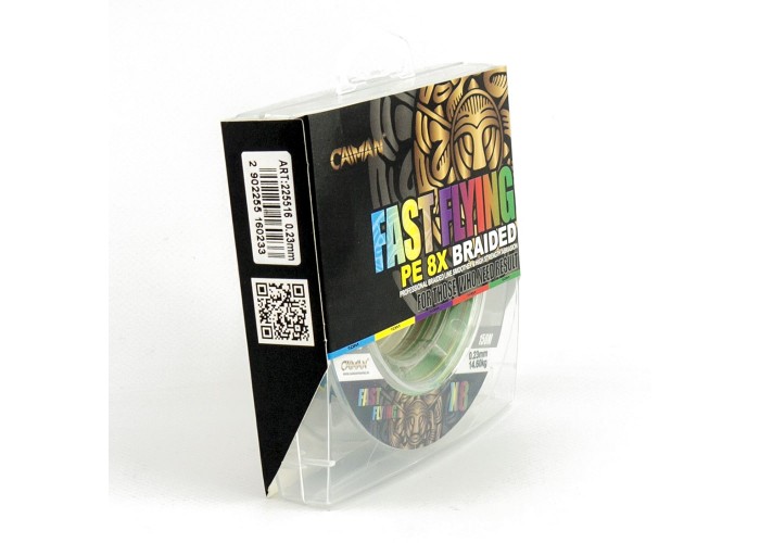 Шнур Caiman Fast flying 8PE 0,23 мм 150 м Multicolor 225516