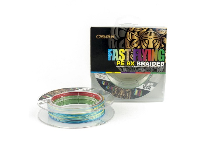 Шнур Caiman Fast flying 8PE 0,23 мм 150 м Multicolor 225516