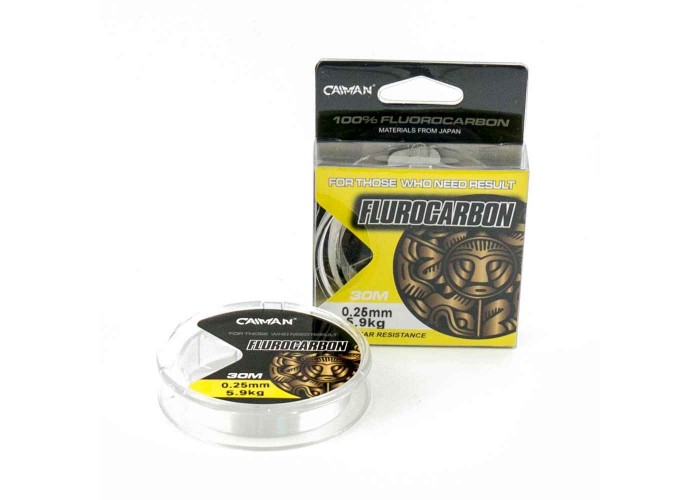 Леска Caiman Flurocarbon 30м 0,25мм