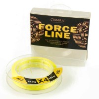 Шнур Caiman Force Line 150м 0,25мм #2.5 жёлтый