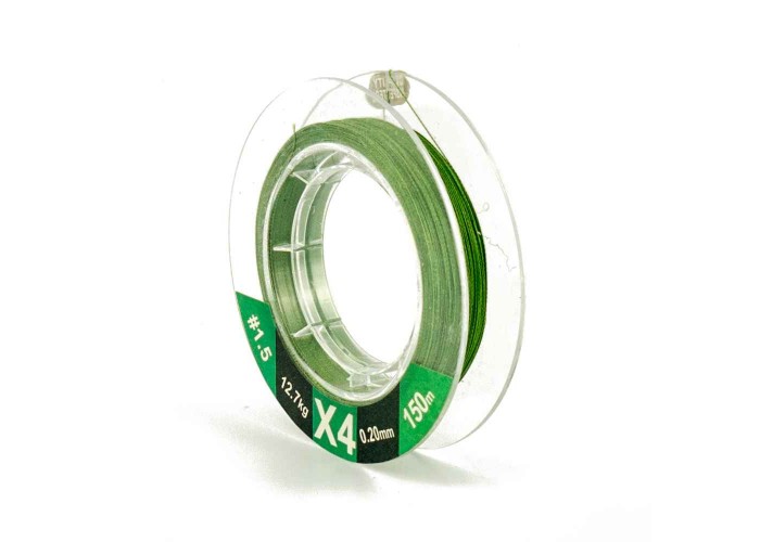 Шнур Caiman Force Line 150м 0,20мм #1.5 зеленый