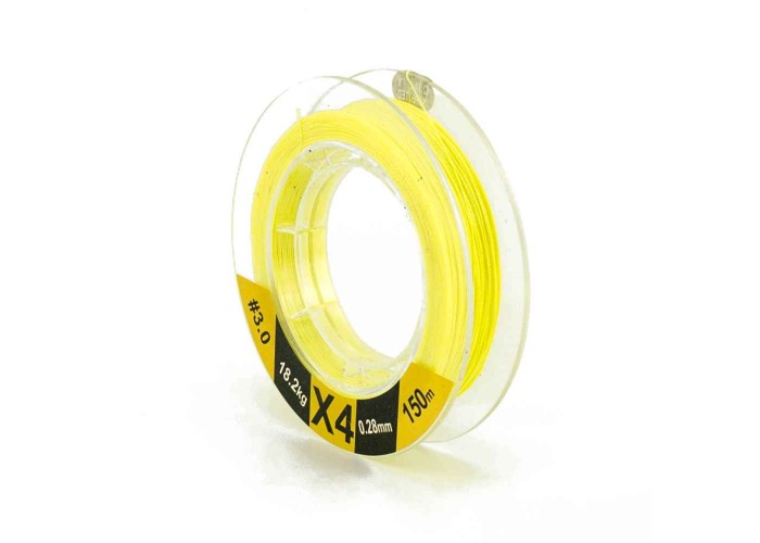 Шнур Caiman Force Line 150м 0,28мм #3.0 жёлтый