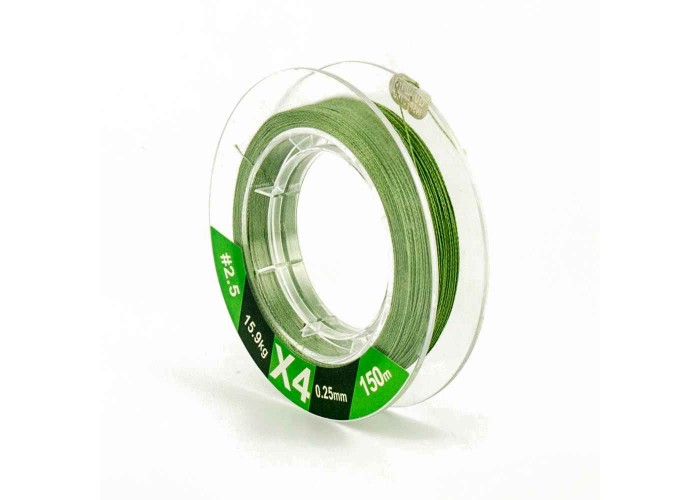 Шнур Caiman Force Line 150м 0,25мм #2.5 зеленый