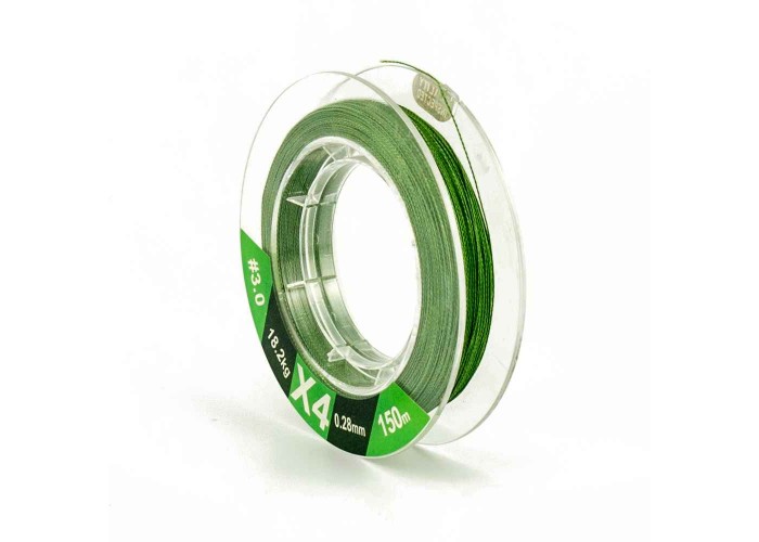 Шнур Caiman Force Line 150м 0,28мм #3.0 зеленый