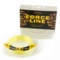 Шнур Caiman Force Line 150м 0,10мм #0.4 жёлтый