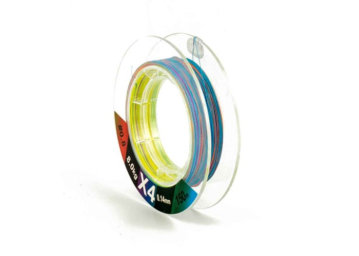 Шнур Caiman Force Line 150м 0,14мм #0.8 цветной