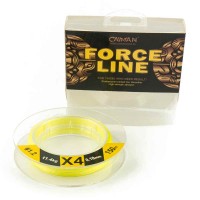 Шнур Caiman Force Line 150м 0,18мм #1.2 жёлтый