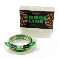 Шнур Caiman Force Line 150м 0,14мм #0.8 зеленый
