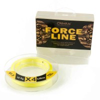 Шнур Caiman Force Line 150м 0,20мм #1.5 жёлтый