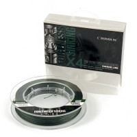 Шнур Caiman Fortness sinking 4PE 0,28 мм 150 м Dark Green 215523