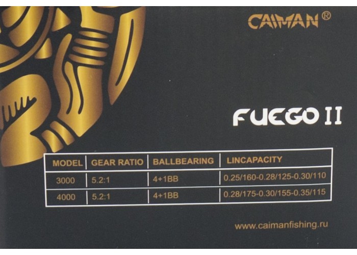 Катушка Caiman Fuego II 3000