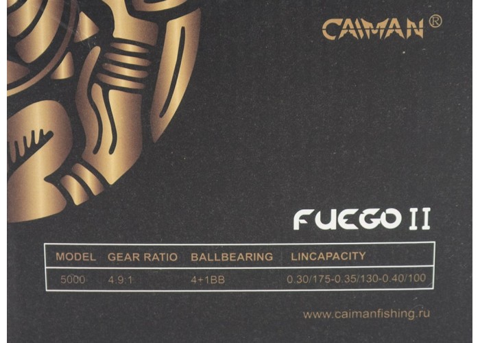Катушка Caiman Fuego II 5000