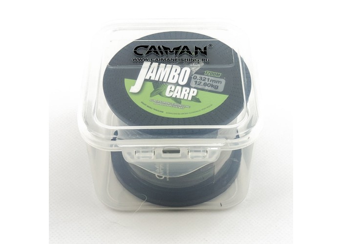 Леска Caiman Jambo 1200м 0,321мм салатово-черная