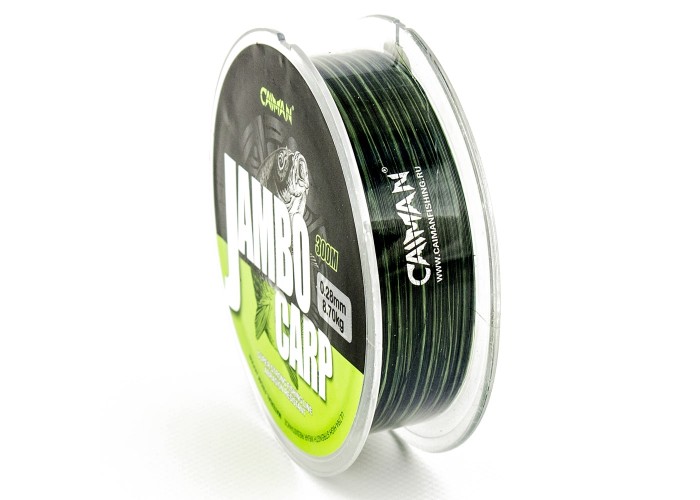 Леска Caiman Jambo 300м 0,281мм салатово-черная (6 шт в упак)