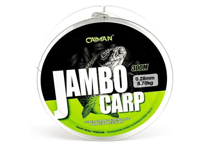 Леска Caiman Jambo 300м 0,281мм салатово-черная (6 шт в упак)