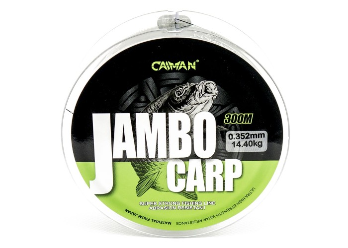 Леска Caiman Jambo 300м 0,352мм салатово-черная (6 шт в упак)