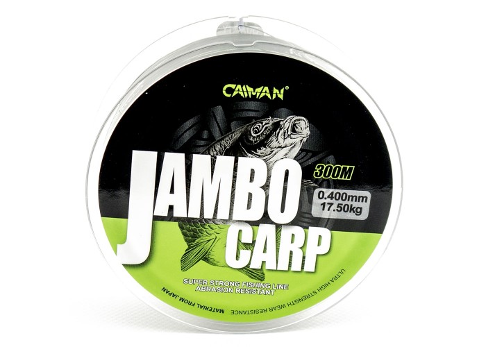 Леска Caiman Jambo 300м 0,400мм салатово-черная (6 шт в упак)