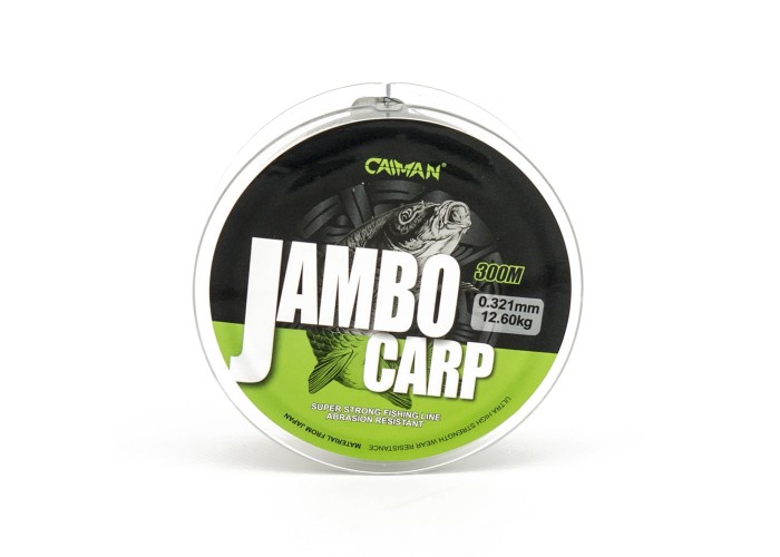 Леска Caiman Jambo 300м 0,321мм салатово-черная (6 шт в упак)