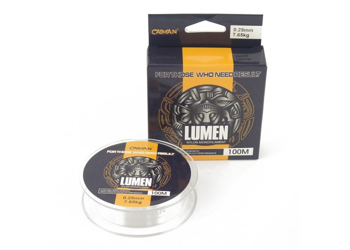 Леска Caiman Lumen 100м 0,25 мм прозрачная