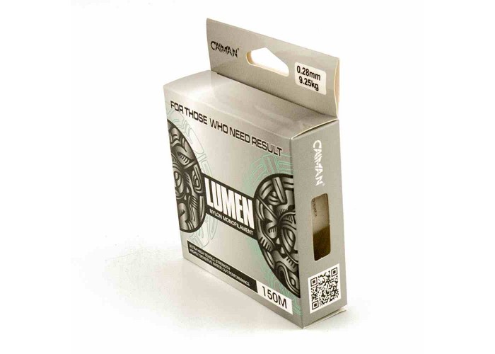 Леска Caiman Lumen 150м 0,28 мм прозрачная