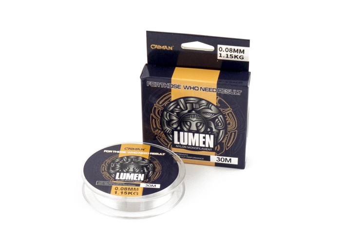 Леска Caiman Lumen 30м 0,08 мм прозрачная