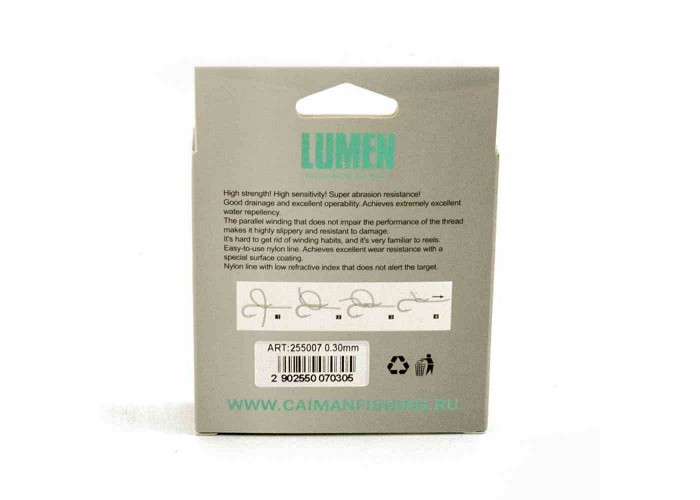 Леска Caiman Lumen 150м 0,30 мм прозрачная