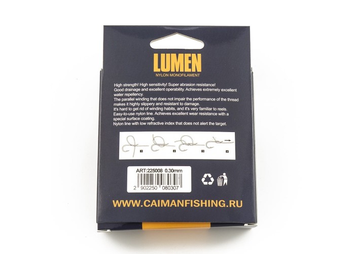 Леска Caiman Lumen 100м 0,30 мм прозрачная
