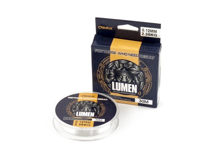 Леска Caiman Lumen 30м 0,12 мм прозрачная