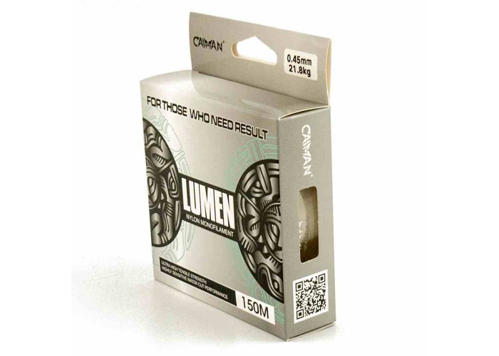 Леска Caiman Lumen 150м 0,45 мм прозрачная