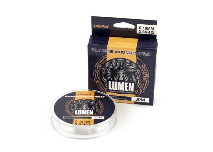 Леска Caiman Lumen 30м 0,16 мм прозрачная