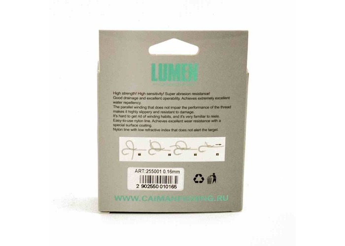Леска Caiman Lumen 150м 0,16 мм прозрачная