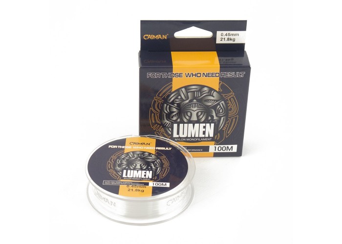 Леска Caiman Lumen 100м 0,45 мм прозрачная