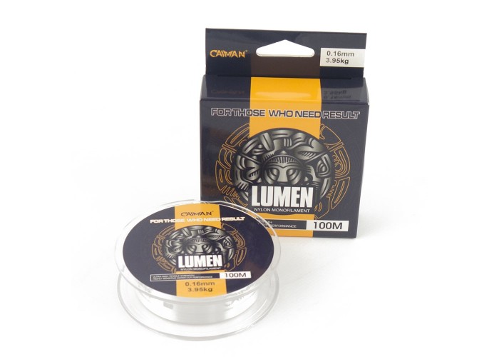 Леска Caiman Lumen 100м 0,16 мм прозрачная